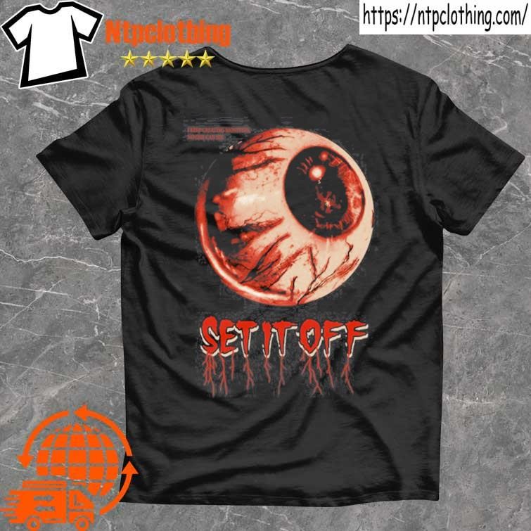 Official Set It Off Band Eyeball 2024 Halloween T Shirt