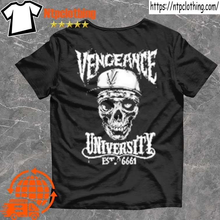 Official Skull Gangster Vengeance University Est 6661 T-Shirt