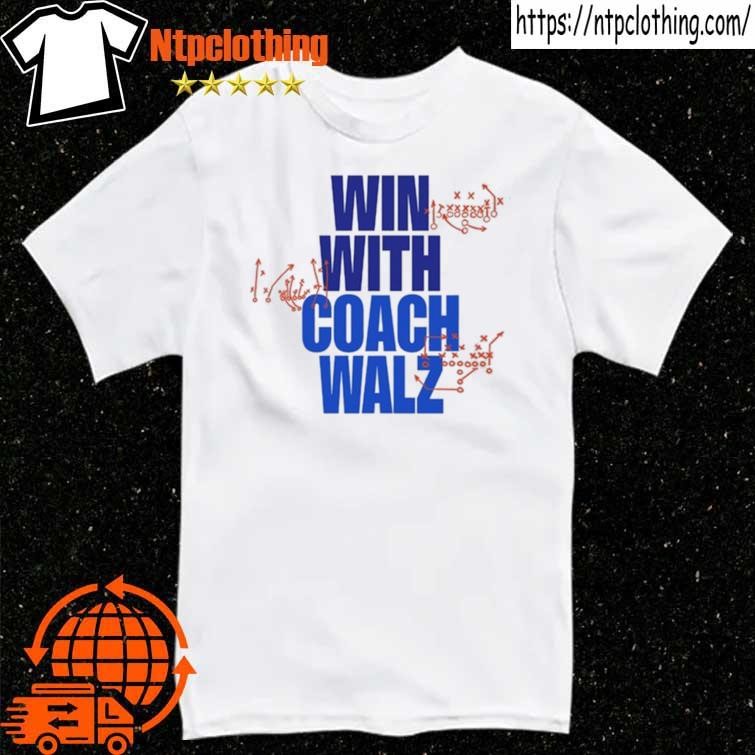 Official Team Kamala Win With Coach Walz T Shirt