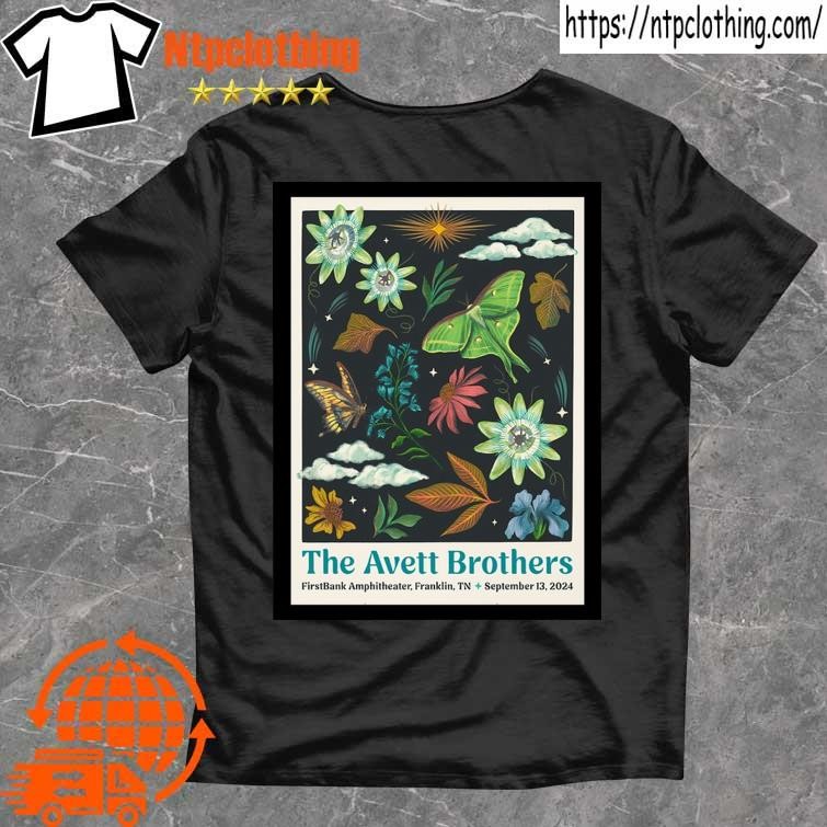 Official The Avett Brothers Firstbank Amphitheater In Franklin Tn Sept 13 2024 Poster T Shirt