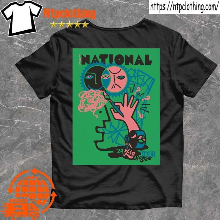 Official The National Zen Diagram 2024 Tour Poster T Shirt