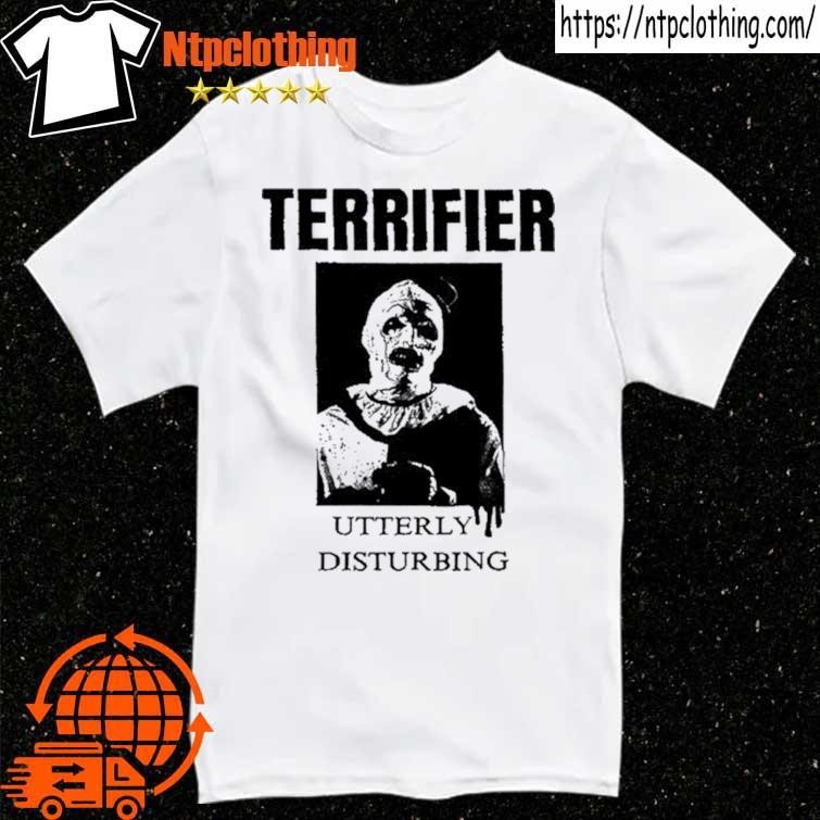 Official The San Antonio Sharpist Terrifier Utterly Disturbing T Shirt