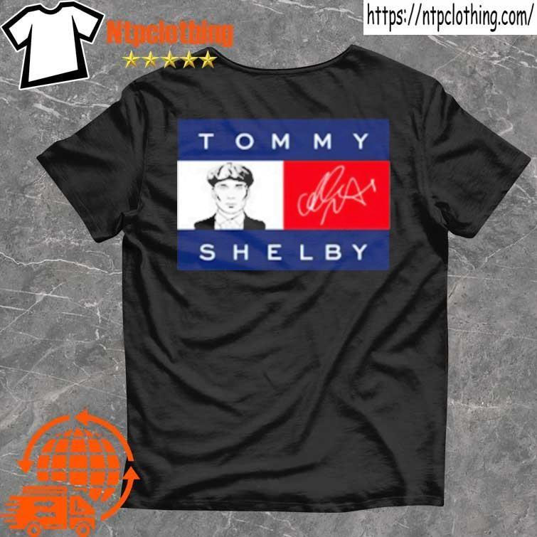 Official Tommy Hilfiger Peaky Blinders Tommy Shelby Signature T Shirt