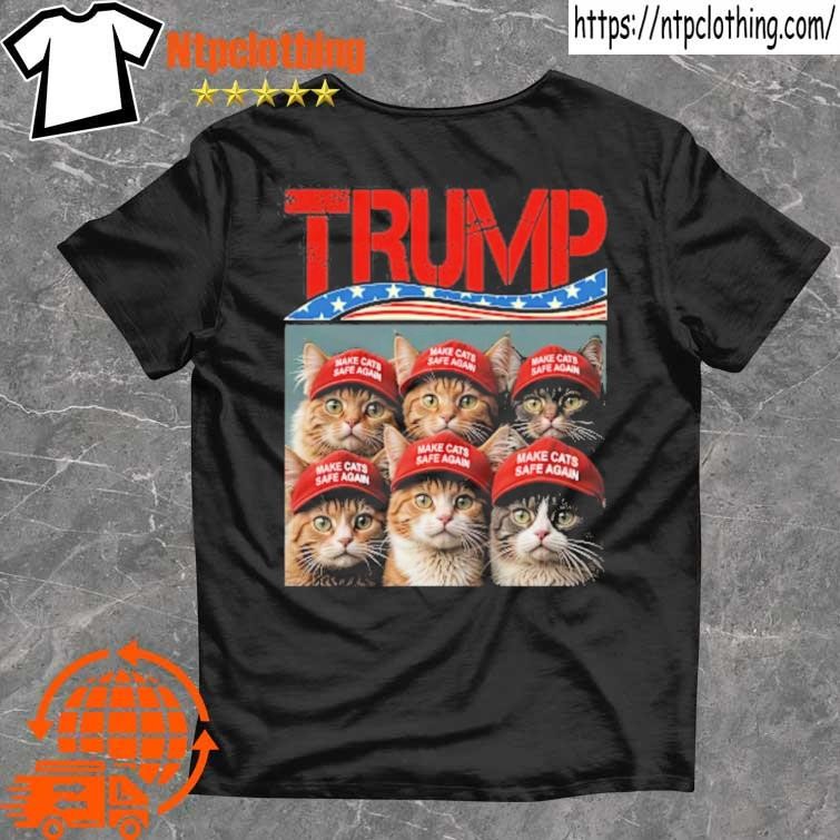 Official Trump Make Cats Safe Again 2024 T Shirt