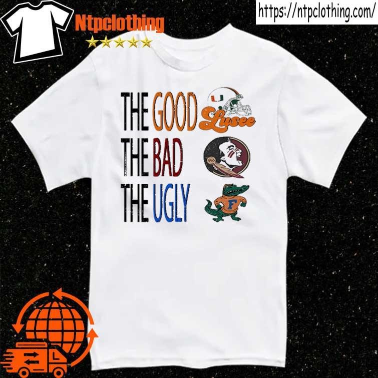 Official University Of Miami The Good The Bad The Ugly 2024 T Shirt