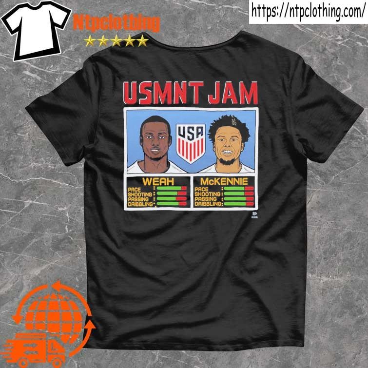 Official Usmnt Jam Weah And Mckennie T Shirt