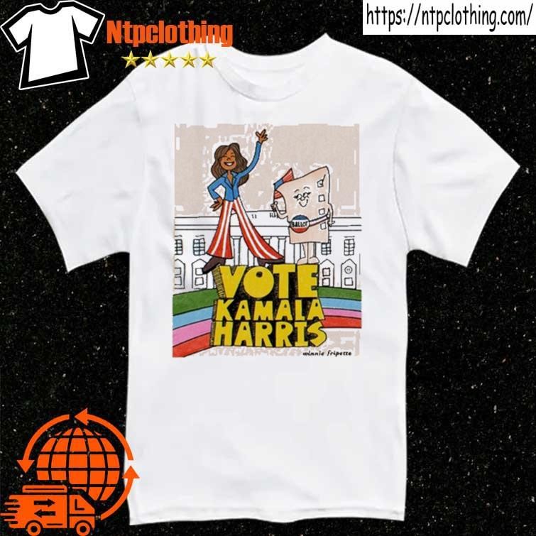 Official Vote Kamala Harris Winnie Fripette T Shirt