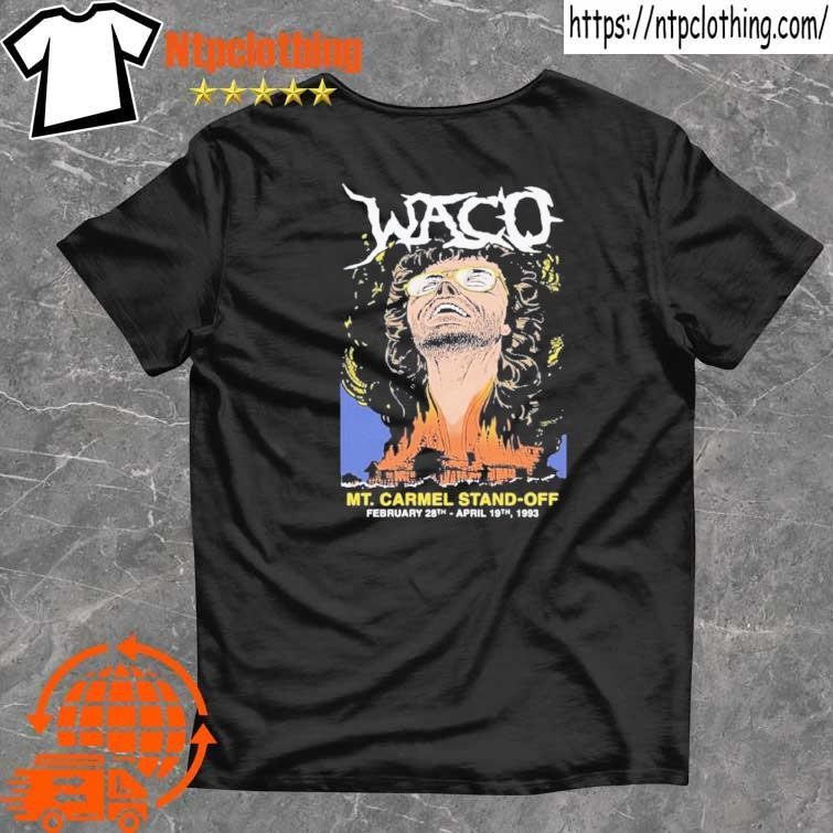 Official Waco Mt Carmel Stand-off Vintage T Shirt