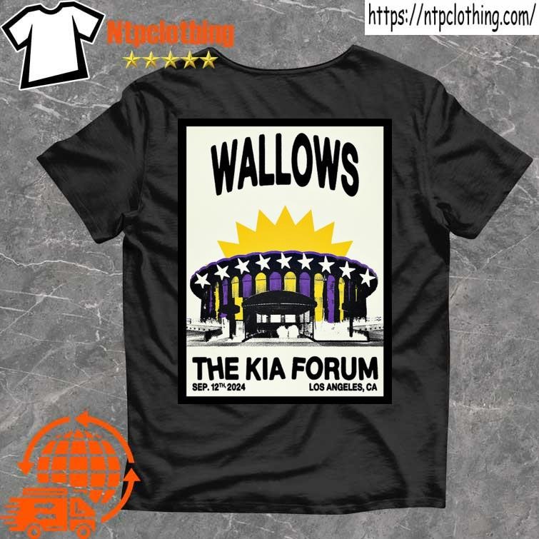 Official Wallows The Kia Forum In Inglewood Ca Sept 12 2024 Poster T Shirt