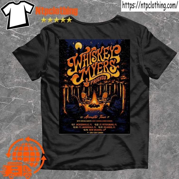 Official Whiskey Myers Dec 8 2024 St. Petersburg Fl Poster T Shirt