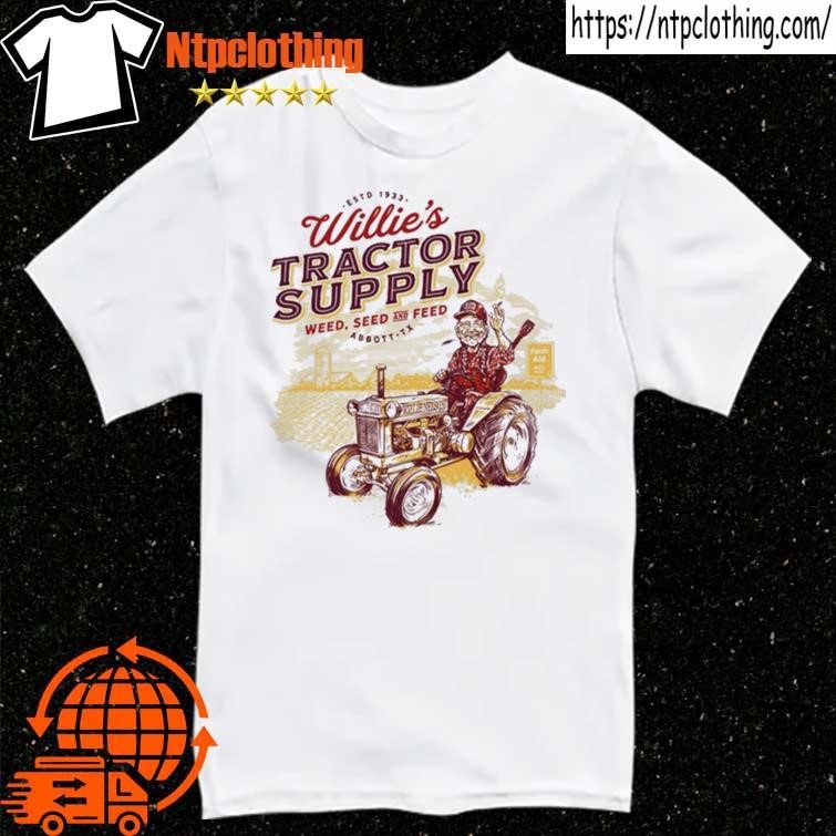 Official Willie Nelson Willie's Tractor Supply 2024 T-Shirt