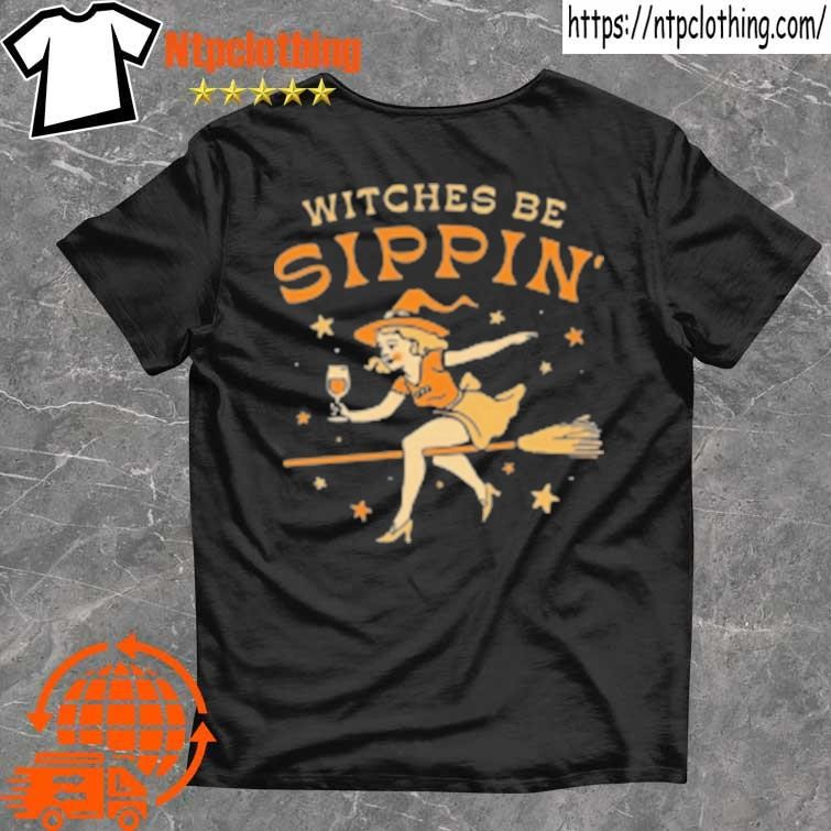 Official Witches Be Sippin' Halloween 2024 T Shirt