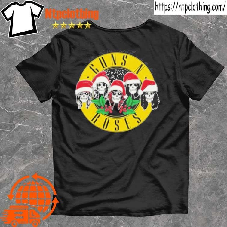 Official Guns N Roses Merry Xmas Holiday Christmas 2024 T Shirts