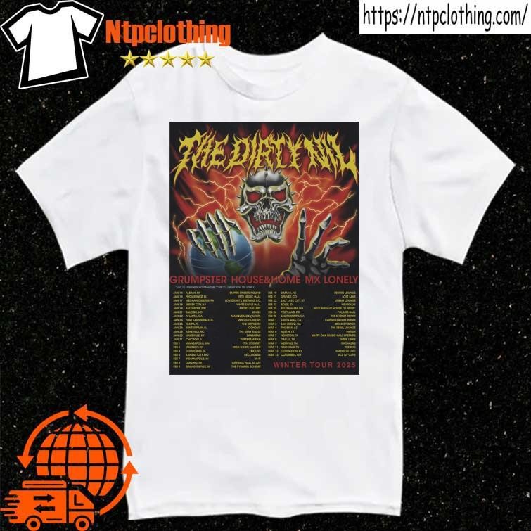 Official The Dirty Nil Winter Tour 2025 Poster T Shirts